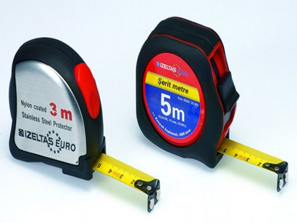 Izeltaş 5 M Crom Stoplu Şerit Metre 0588150015