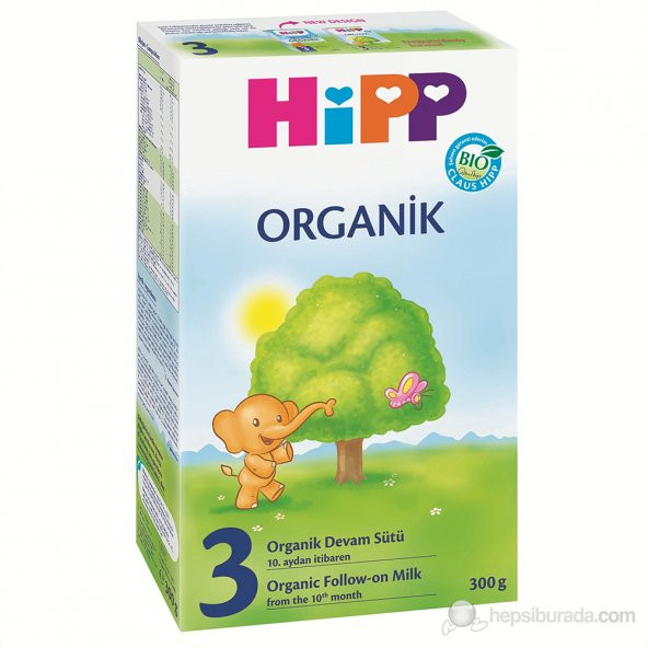 Hipp 3 Organik Devam Sütü 300gr