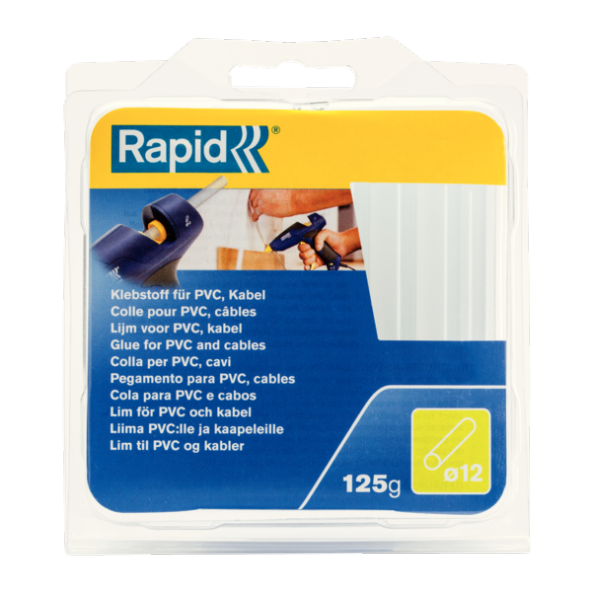 Rapid Şeffaf Silikon Çubuk 12/94 Mm Pvc/Kablo 125 Gr 40107358 ürün görseli