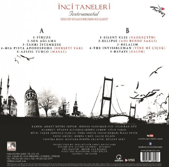 İNCİ TANELERİ - ÇEŞİTLİ SANATÇILAR (VARIOUS) (LP) - 2