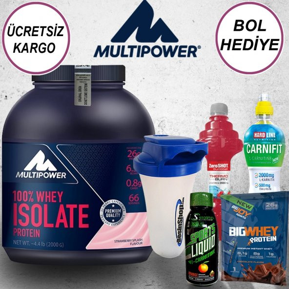 Multipower Whey İsolate Protein 2000 Gr