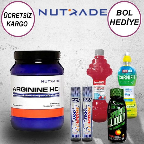 NUTRADE ARGININE HCI 720 GR Amino Acid