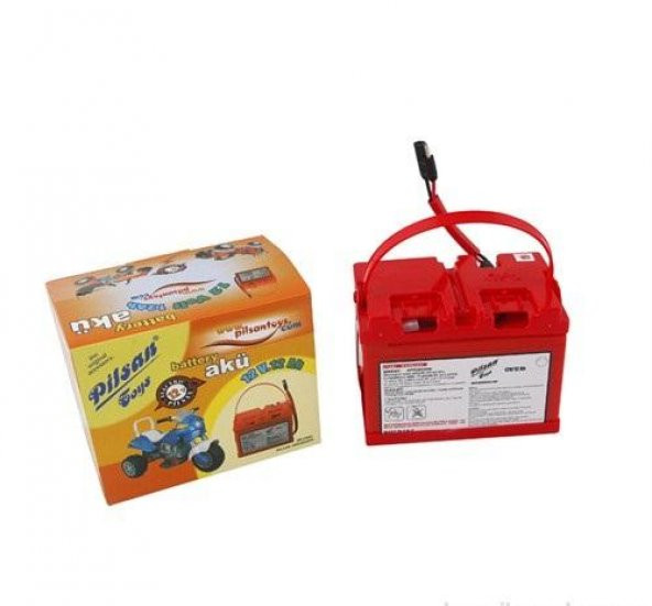 Pilsan 12Volt Akü (12 Ah) Kısa Kablo Siyah Soket