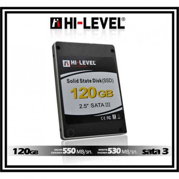 HI-LEVEL SSD 120gb 2.5" Ultra HLV-SSD30ULT/120G 550MB/s 530MB/s S
