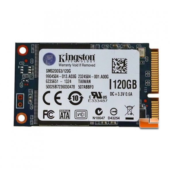 KINGSTON mS200 120GB SSD mSATA 550/520 SMS200S3/120G