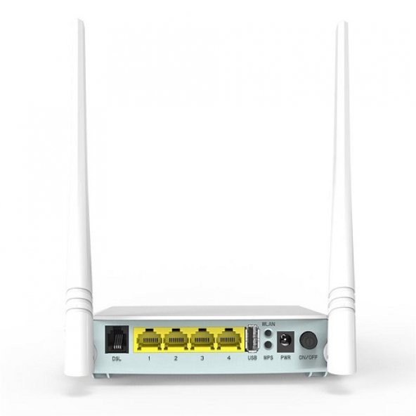 TENDA ADSL,VDSL 4port 300mbps V300 Wlan (Kablosuz) 2.4ghz Modem 2