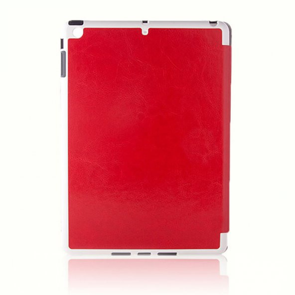 iPad Air Standlı KingPad Kılıf Kırmızı