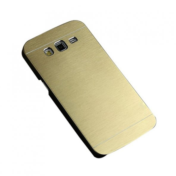 Galaxy E7 Metal Arka Kapak motomo Gold
