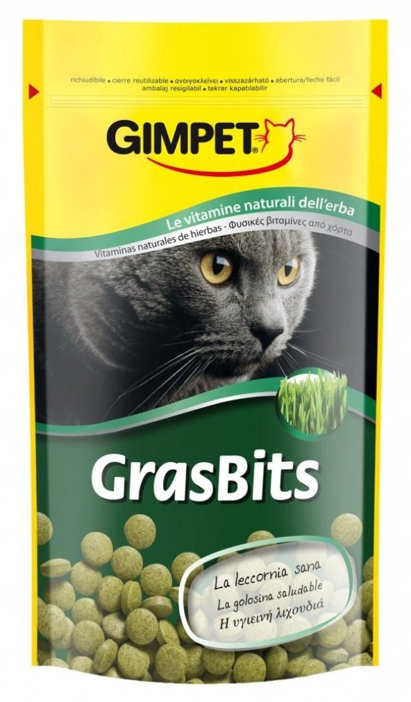 Gimcat Gras Bits - Çimen Aromalı Sindirim Tableti 50 gr