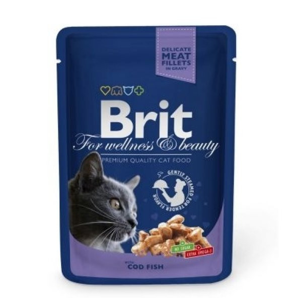 Brit Premium Cat Pouches Morina Balıklı Kedi Konservesi 100 Gr
