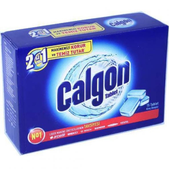 Calgon 2 si 1 Arada Kireç Önleyici  15 Tablet