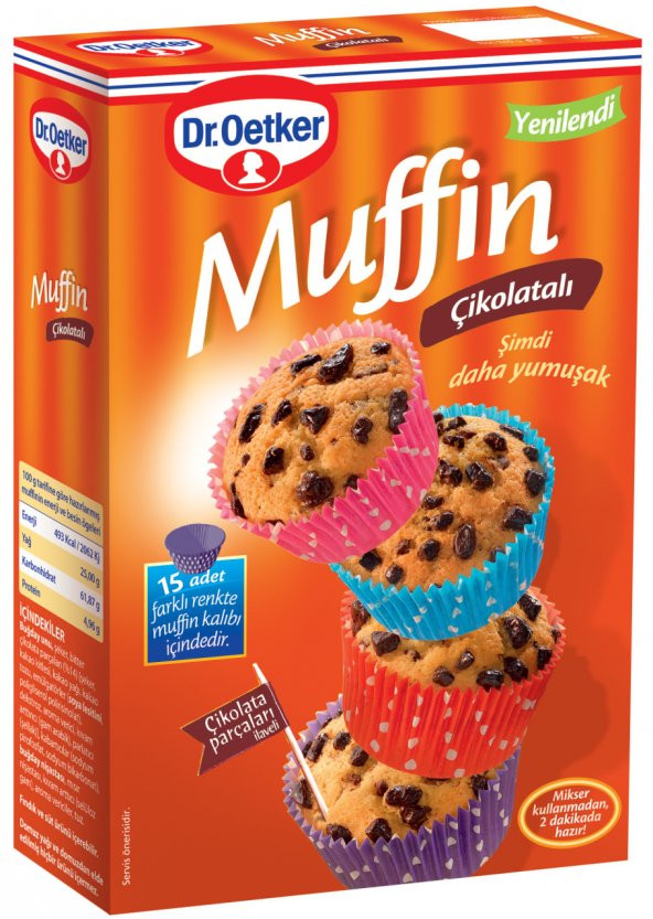 Dr.Oetker Muffin Çikolatalı 345 gr