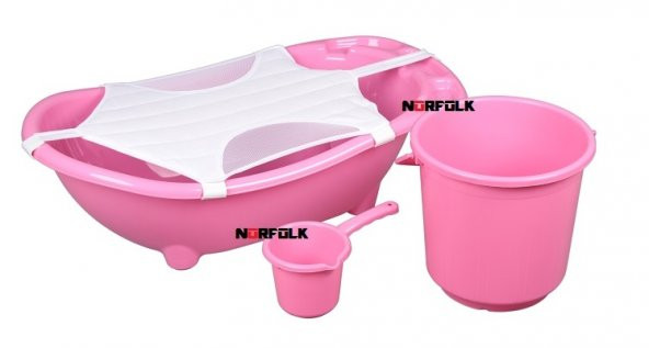 Muju muju Baby Shower Bebek Banyo Küvet Seti - 5 li Küvet Seti