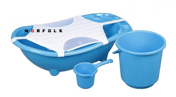 Muju muju Baby Shower Bebek Banyo Küvet Seti - 5 li Küvet Seti - 5