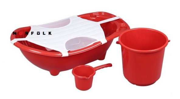 Muju muju Baby Shower Bebek Banyo Küvet Seti - 5 li Küvet Seti - 6