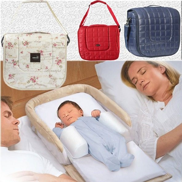 Vauva Portatif Bebek Yatağı ve Çanta