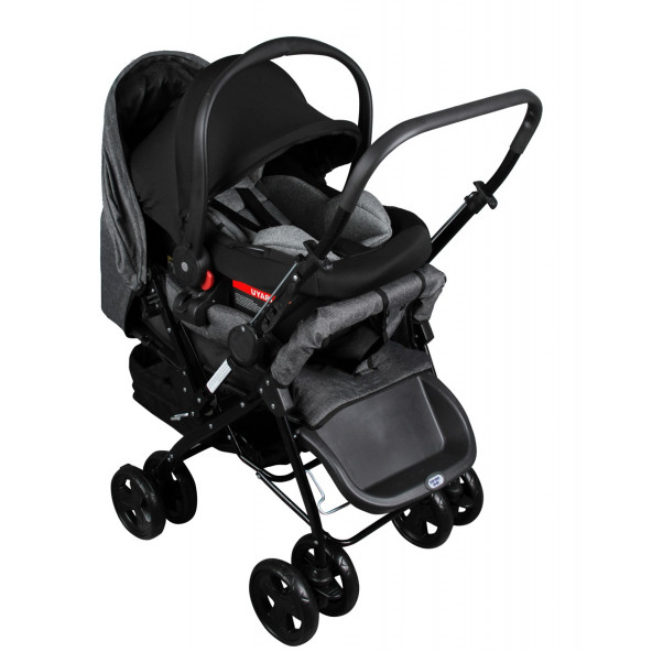 Norfolk Diamond Baby London Travel Sistem Çift Yönlü Bebek Arabası - Yağmurluk Hediye - 9