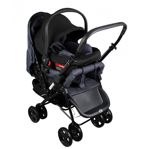 Norfolk Diamond Baby London Travel Sistem Çift Yönlü Bebek Arabası - Yağmurluk Hediye - 12
