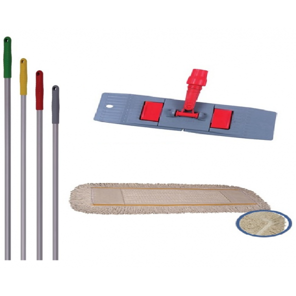 Safell Plastik Nemli Mop Aparatı 50 cm - Palet Nemli Mop Aparatı Full Set