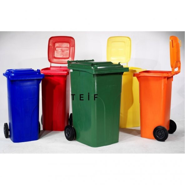 Hafea Çöp Konteyneri 240 lt - Tekerlekli A+ Isiya Karşı Dayanıklı - 3