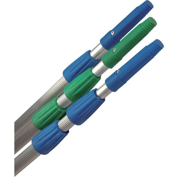 Safell Teleskopik Uzatmalı Sap Alüminyum 4.5 Metre - 2 li Set - Teleskopik Boyama Sapı