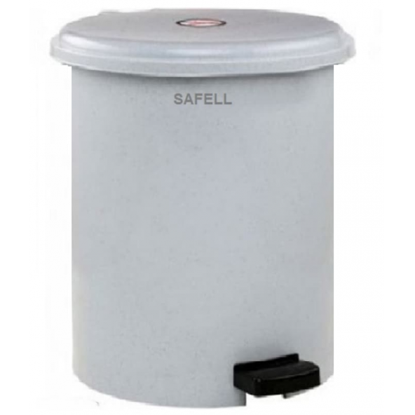 Safell Plastik Pedallı Çöp kovası 40 litre 4 renk - 3