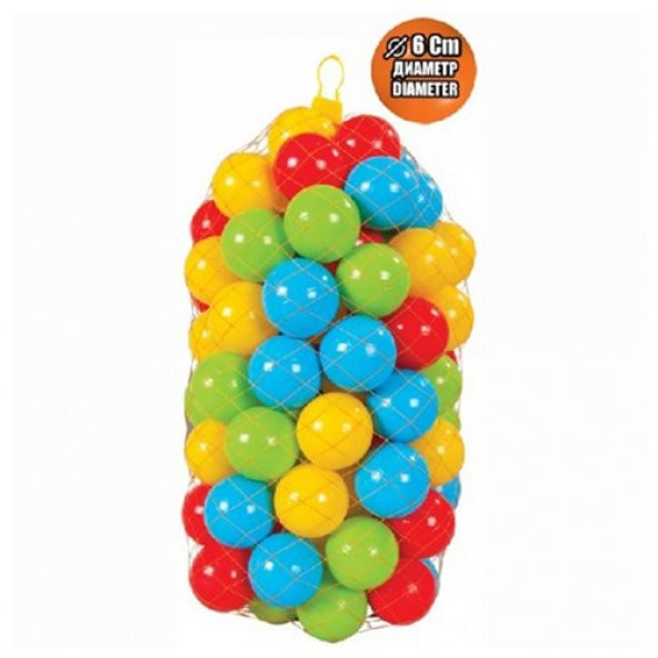 Babyplay Oyun Havuzu Topları 6 cm 80 Adet - Şişme Havuz Topu