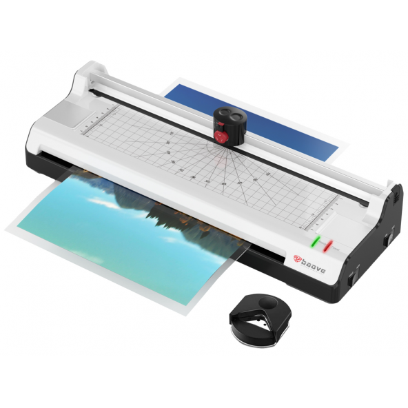 Baove OCW380 A3 Laminasyon Makinesi ve Kağıt Kesme Makinesi + 20 Pvc Film - 9