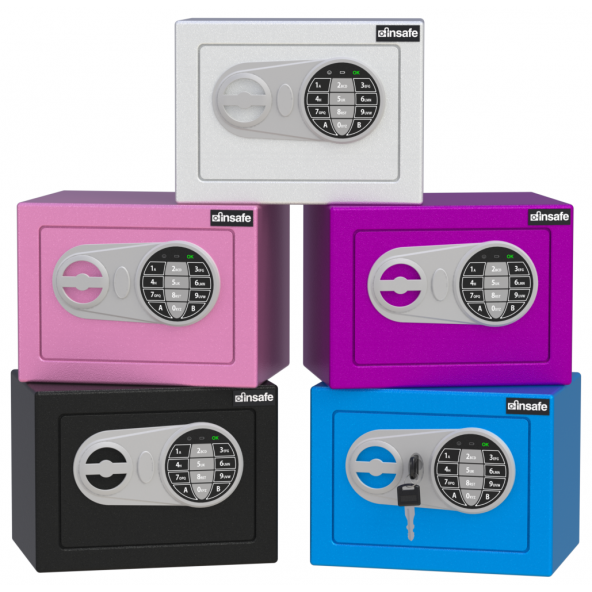 İnsafe ISCI17 Küçük Boy Dijital Çelik Kasa - Para Kasası - Değerli Eşya ve Mücevher Kasası