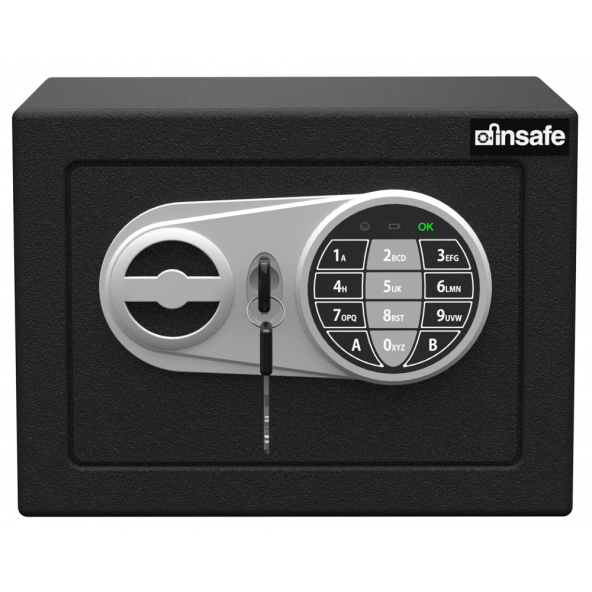 İnsafe ISCI17 Küçük Boy Dijital Çelik Kasa - Para Kasası - Değerli Eşya ve Mücevher Kasası - 3