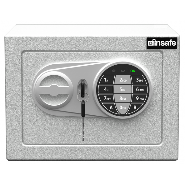 İnsafe ISCI17 Küçük Boy Dijital Çelik Kasa - Para Kasası - Değerli Eşya ve Mücevher Kasası - 5