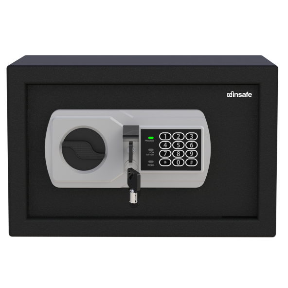 İnsafe ISNEKC25 Dijital Orta Boy Çelik Para Kasası - Değerli Eşya ve Mücevher Kasası