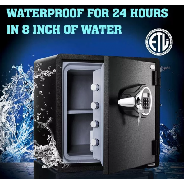 İnsafe ISSWFC1418 Yangın Sertifikalı ve Suya Dayanıklı Orta Boy Para Kasası - Değerli Eşya ve Mücevher Kasası - 6