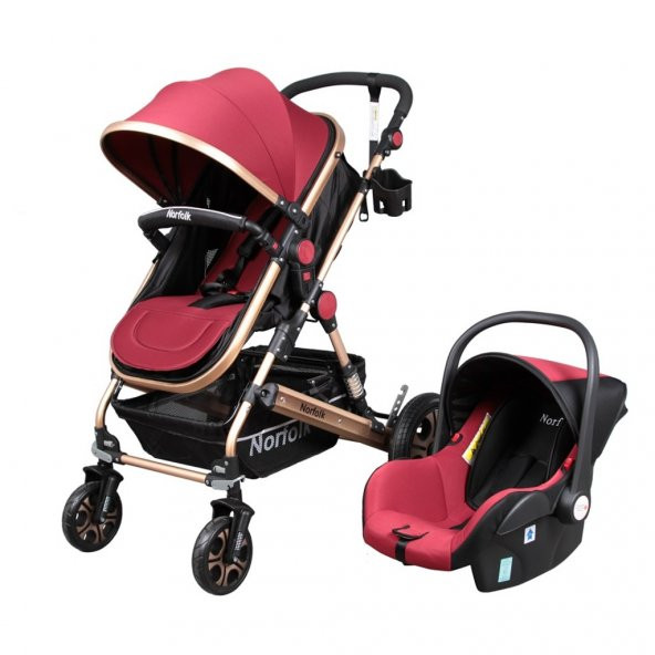 Norfolk Baby Voyage Air Luxury 5 in1 Travel Sistem Bebek Arabası- Yeni Nesil Bebek Arabası