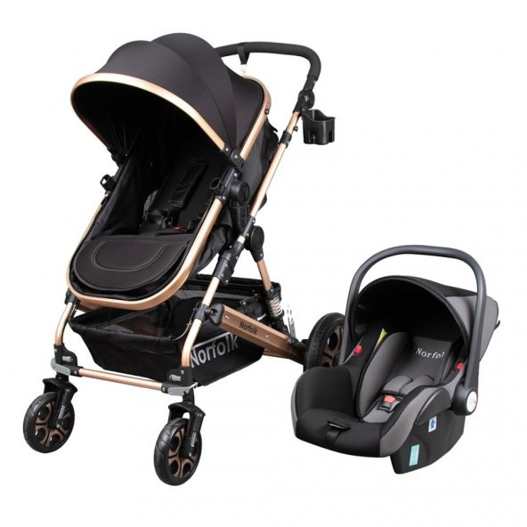 Norfolk Baby Voyage Air Luxury 5 in1 Travel Sistem Bebek Arabası- Yeni Nesil Bebek Arabası - 7