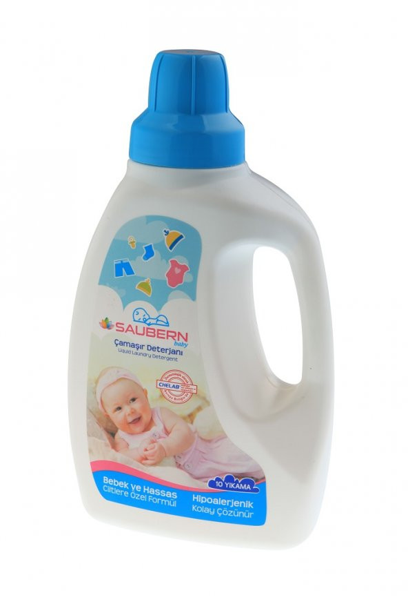 Saubern Sıvı Bebek Çamaşır Deterjanı 750 ML Hipoalerjenik