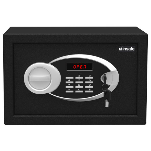 İnsafe Iseuc20 Küçük Boy Lcd Ekranlı Çelik Kasa Para Kasası Değerli Eşya Ve Mücevher Kasası