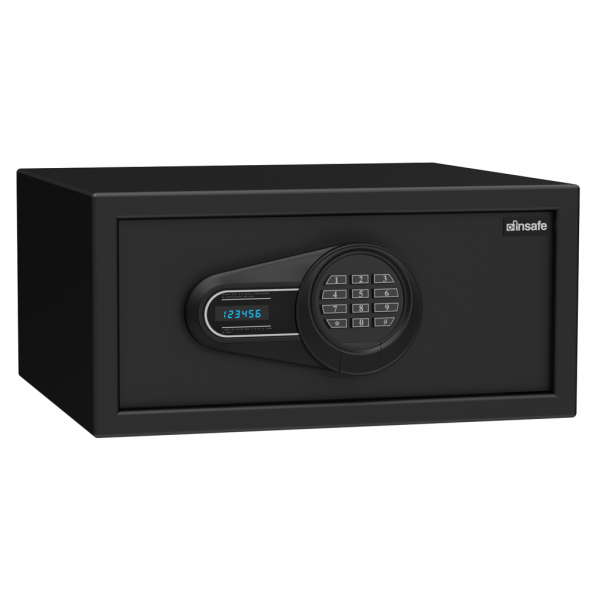 İnsafe ISHOLC20 Dijital Ekranlı Otel ve Laptop Tipi Çelik Kasa - Para Kasası - Değerli Eşya ve Mücevher Kasası - 2