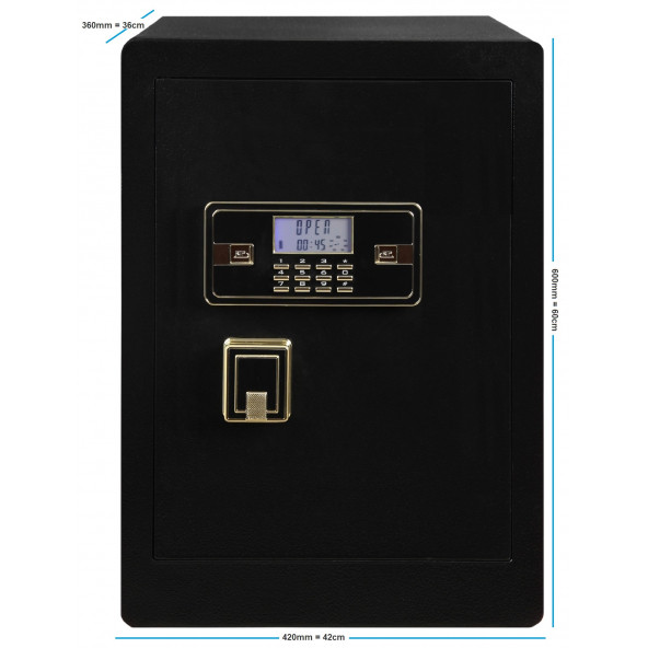 İnsafe ISC60YH Special Edition Büyük Boy Çelik Para Kasası - Değerli Eşya ve Mücevher Kasası - 5