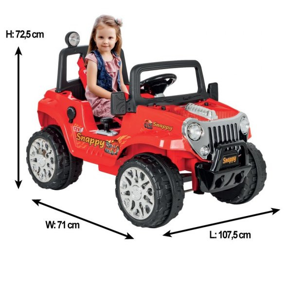 Pilsan Snappy 12V Akülü Araba - Akülü Jeep - 2020 Şubat Üretim - 3