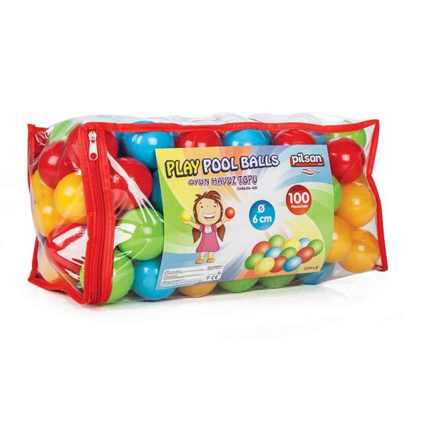 Pilsan Top Oyun Havuzu Topu 6 cm 100 lü - Torbalı