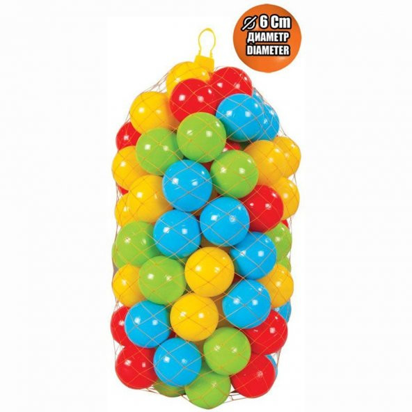 Babyplay Top Oyun Havuzu Topu 6 cm 100 lü - Torbalı - 2