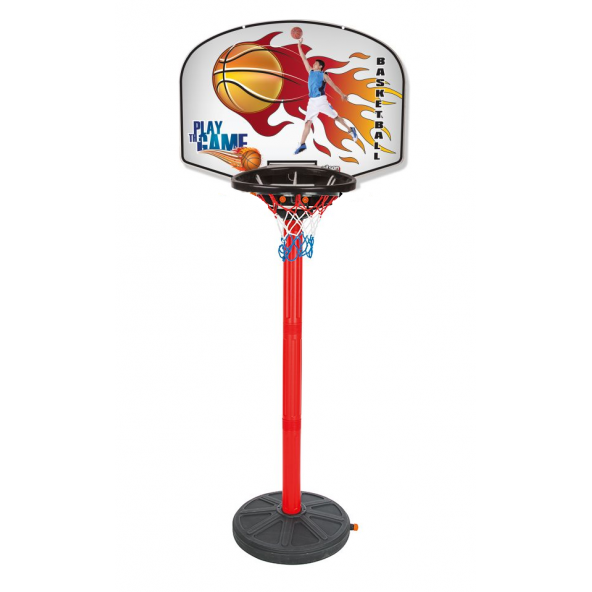 Pilsan Büyük Süper Ayaklı Basket Pota Seti - Top Hediyeli