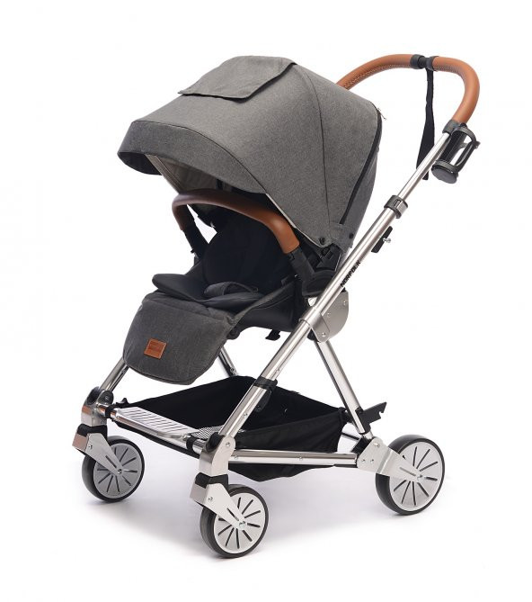 Norfolk Baby Prelude Special Edition Air Luxury Çift Yönlü Bebek Arabası - Gri