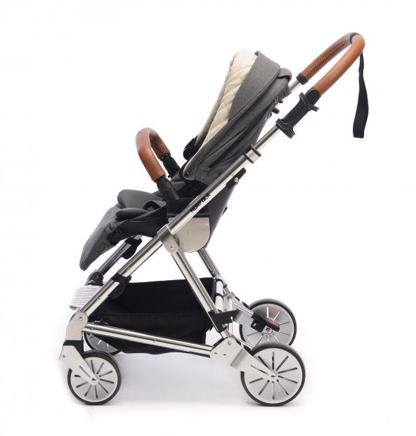 Norfolk Baby Prelude Special Edition Air Luxury Çift Yönlü Bebek Arabası - Gri - 2