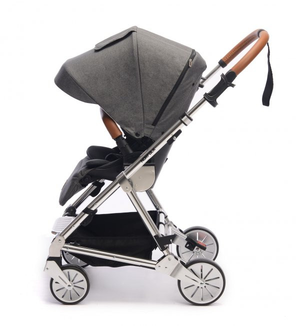 Norfolk Baby Prelude Special Edition Air Luxury Çift Yönlü Bebek Arabası - Gri - 4