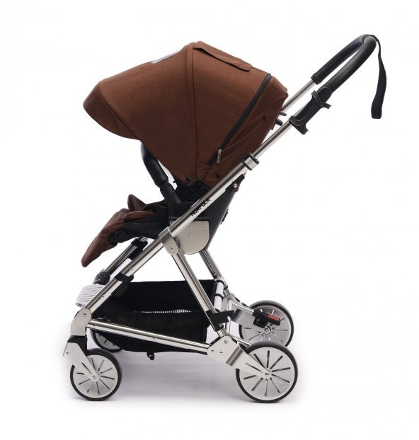 Norfolk Baby Prelude Special Edition Air Luxury Çift Yönlü Bebek Arabası - Kahve - 4