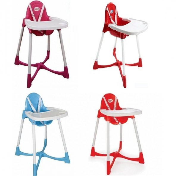 Pilsan Pratik Mama Sandalyesi - Pembe - Mavi - Kırmızı Renk