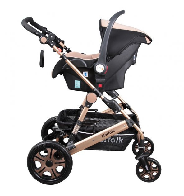 Norfolk Baby Voyage Air Luxury 5 In 1 Kahverengi Travel Sistem Bebek Arabası - 10