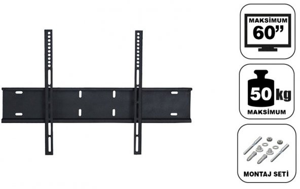 Achill 40'' - 65'' -102 - 165 Ekran Tv Askı Aparatı - Su Terazisi Hediye - 2